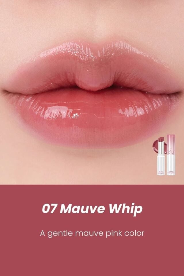 Romand Glasting Melting Balm -07 Mauve Whip- Parlak Görünümlü Renk Veren Dudak Balmı