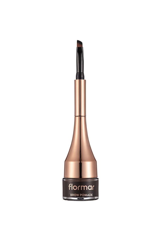 Flormar Yoğun Pigmentli Kalıcı Kaş Pomadı - Brow Pomade - 004 Dark Brown -