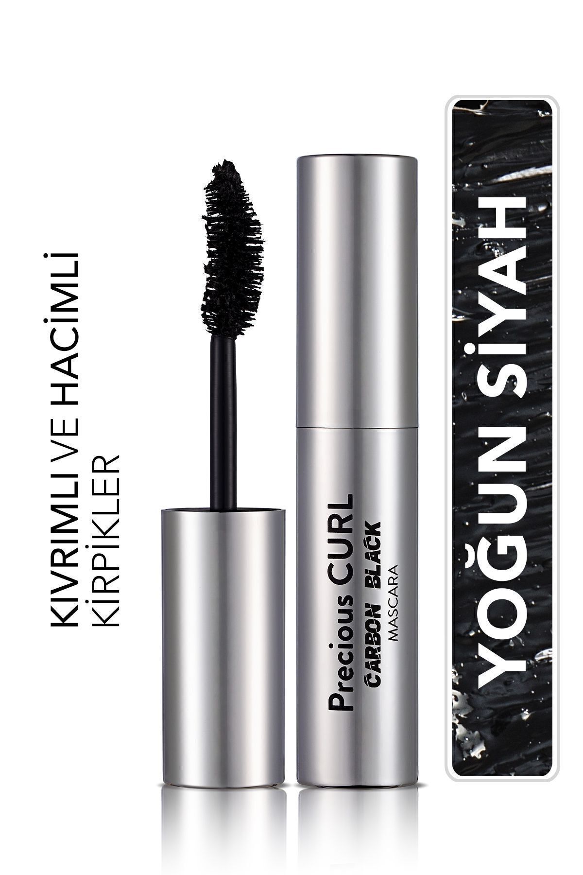 Flormar Hacim Ve Kıvrım Veren Maskara-Precious Curl Mascara-001 Carbon Black-