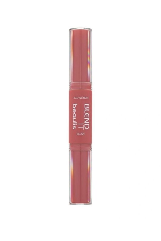 Beaulis Blend It Çift Taraflı Kontür Stick Allık & Aydınlatıcı - 901 Pink Sakura 316 Halo
