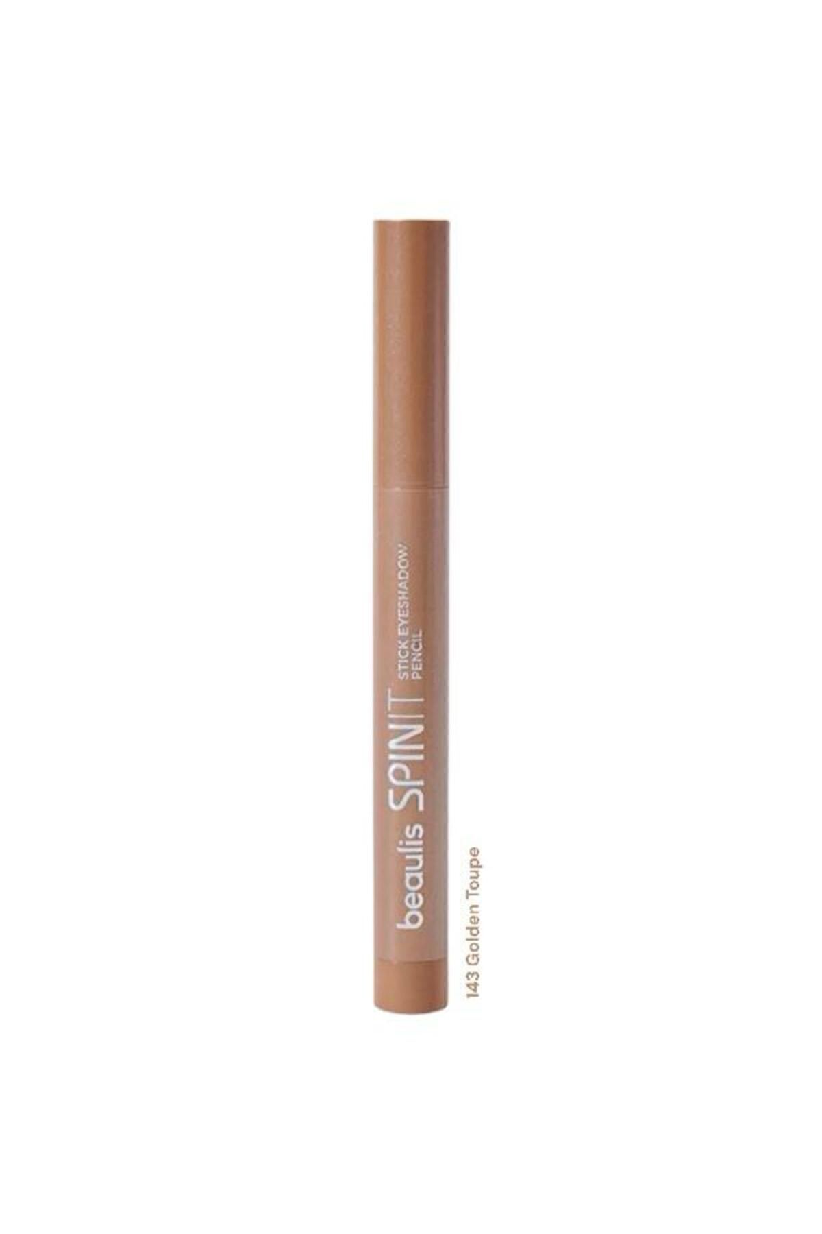 Beaulis Spin It Stick Göz Farı Stick Eyeshadow Pencıl-404 Metallic Gray 143 Golden Taupe