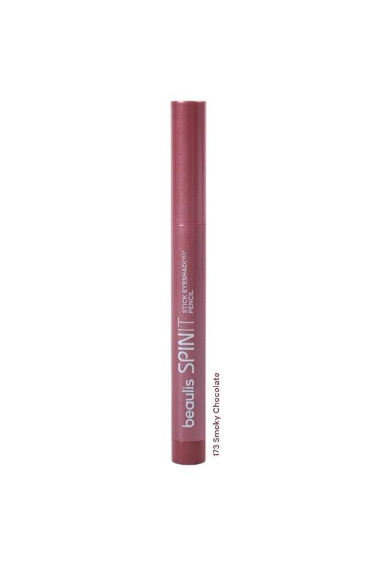 Beaulis Spin It Stick Göz Farı Stick Eyeshadow Pencıl-404 Metallic Gray 173 Smoky Chocolate