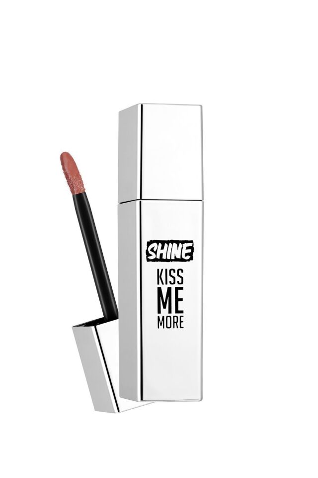 Flormar Shine Kiss Me More Uzun Süre Kalıcı & Parlak Bitişli Likit Ruj - 002 Marmalade Coffe