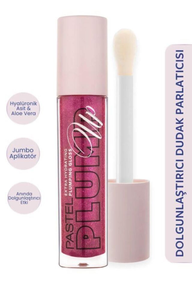 Pastel Plump Up Extra Hydrating Plumping Gloss - Dudak Parlatıcısı 207 Mariposa Fuşya