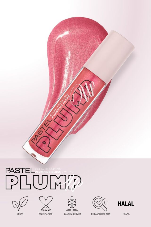 Pastel Plump Up Extra Hydrating Plumping Gloss - Dudak Parlatıcısı 207 Mariposa pembe
