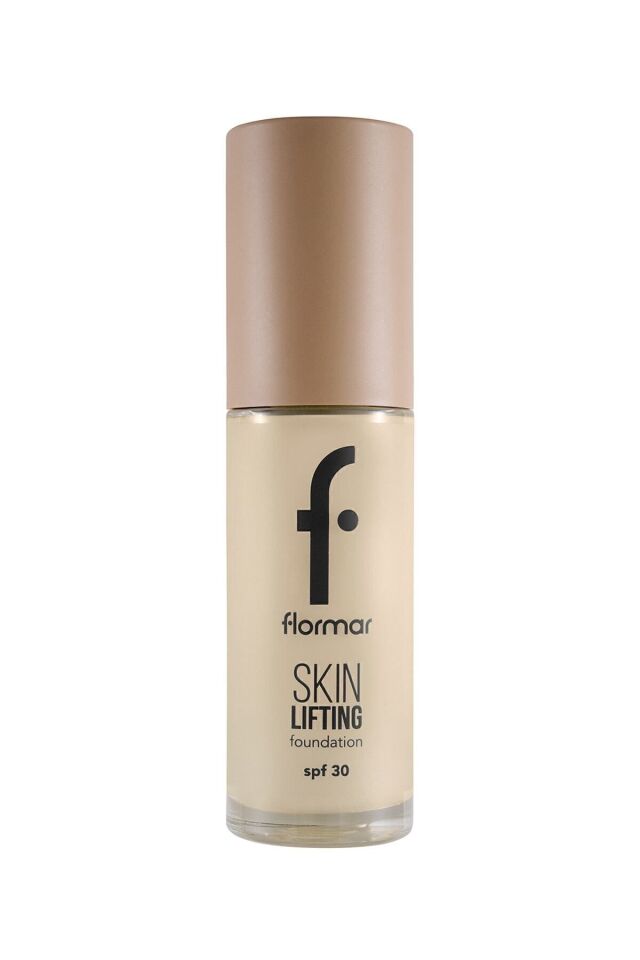 Flormar Spf30 Sıkılaştırıcı Fondöten (SICAK ALT TON) - Skin Lifting Fdt. - 050 Light Beige - 020PUREBEIGE