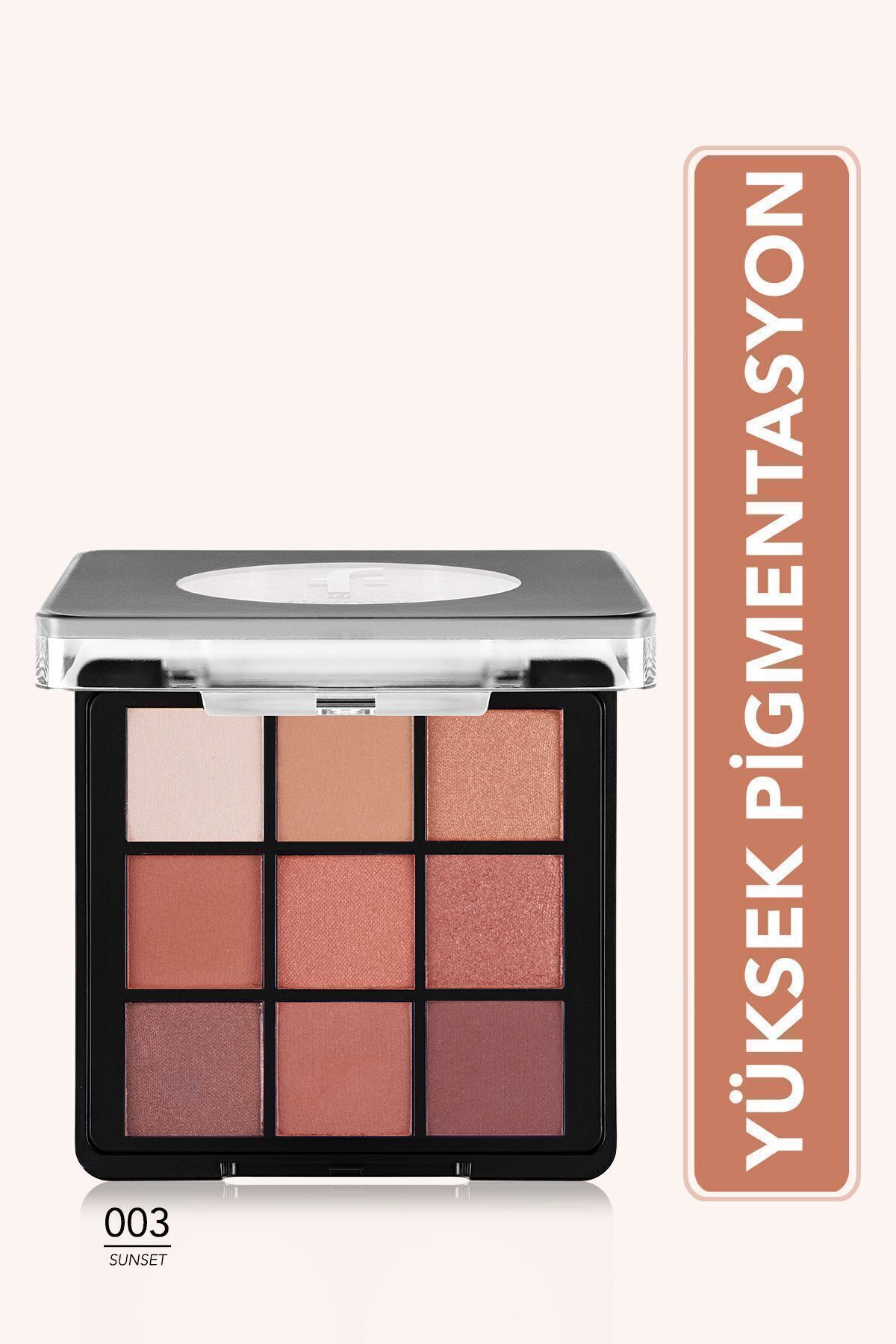 Flormar Mat & Işıltılı Kremsi Far Paleti - Eye Shadow Palette - 003 Sunset- 003 SUNSET