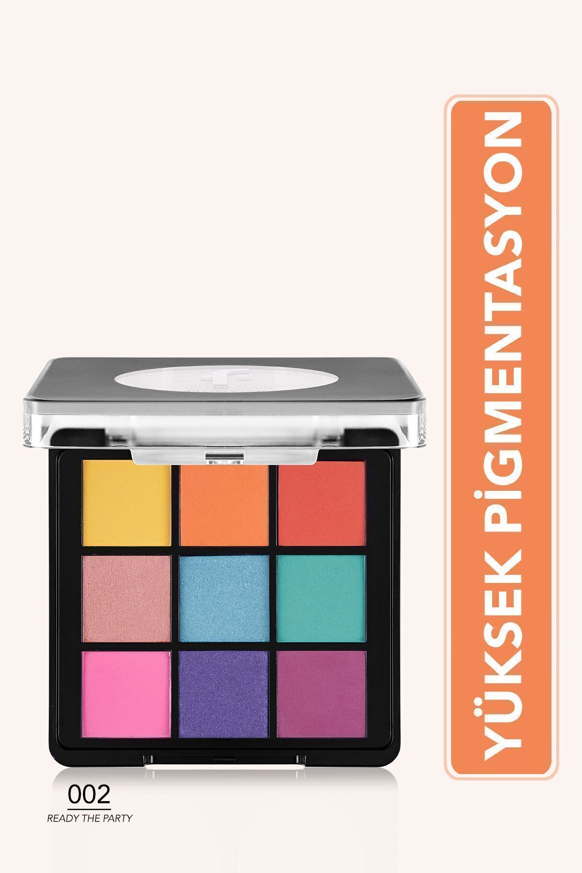 Flormar Mat & Işıltılı Kremsi Far Paleti - Eye Shadow Palette - 003 Sunset- 002 READY THE PARTY