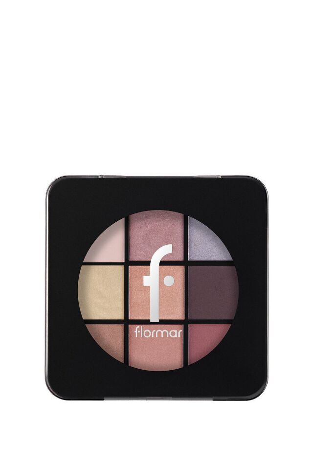 Flormar Mat & Işıltılı Kremsi Far Paleti - Eye Shadow Palette - 003 Sunset- 001 FALLEN ANGEL