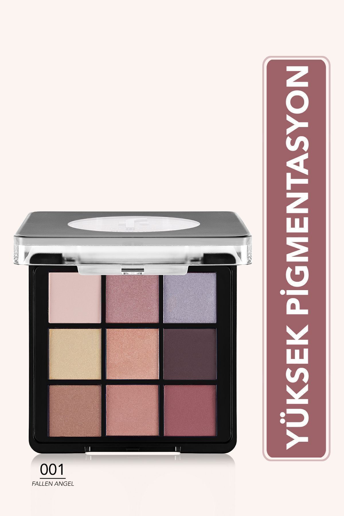 Flormar Mat & Işıltılı Kremsi Far Paleti - Eye Shadow Palette - 003 Sunset- 001 FALLEN ANGEL