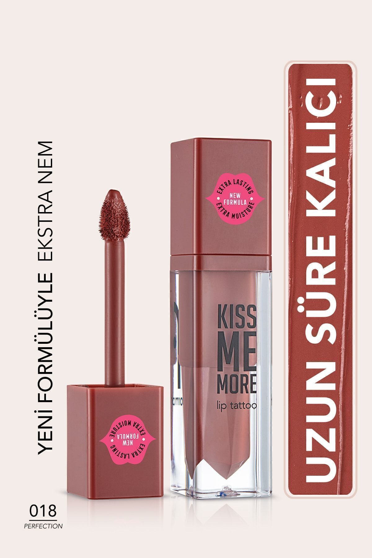 Flormar Uzun Süre Kalıcı Mat Ruj - Kiss Me More-011 CANDY- 018 PERFECTION