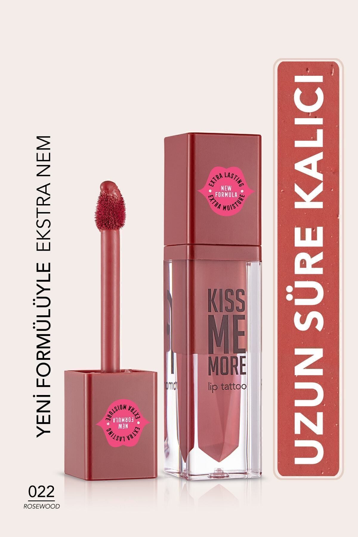 Flormar Uzun Süre Kalıcı Mat Ruj - Kiss Me More-011 CANDY- 022 ROSEWOOD
