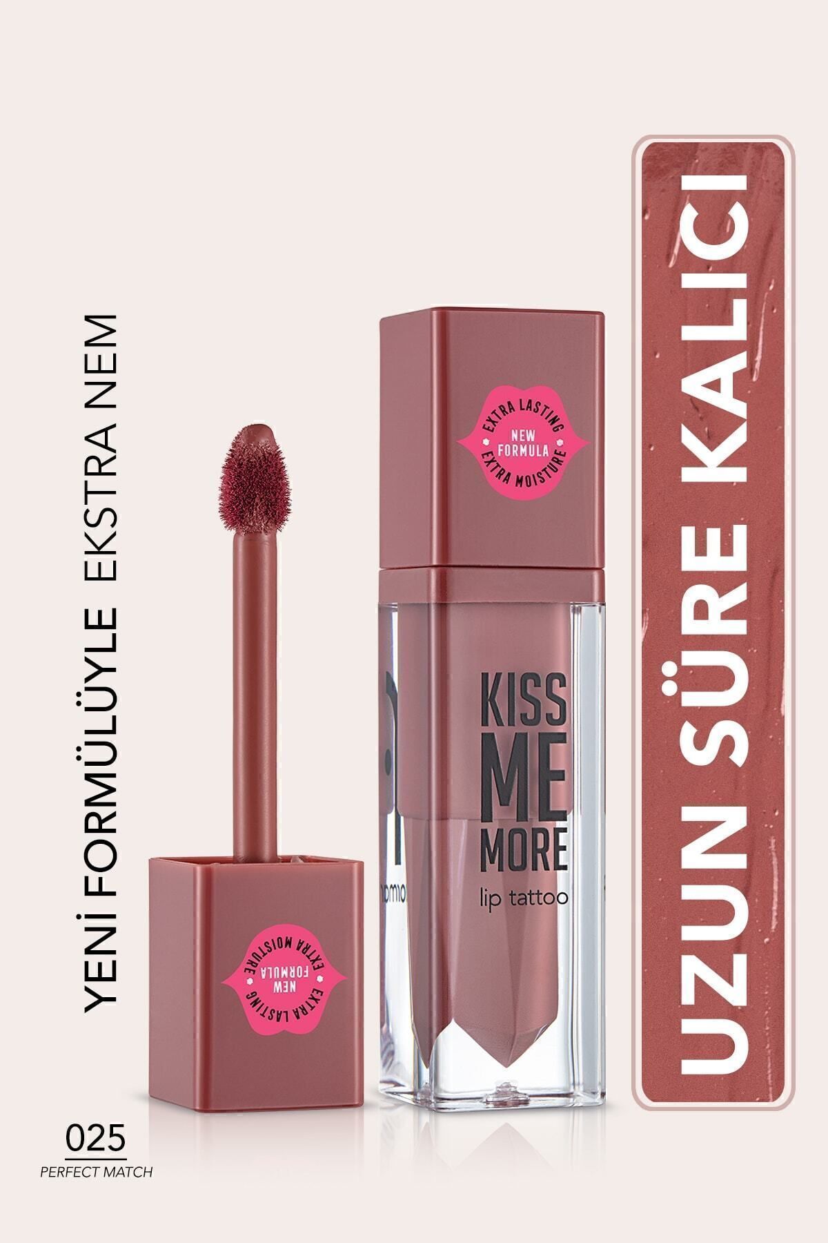 Flormar Uzun Süre Kalıcı Mat Ruj - Kiss Me More-011 CANDY- 025 PERFECT MATCH