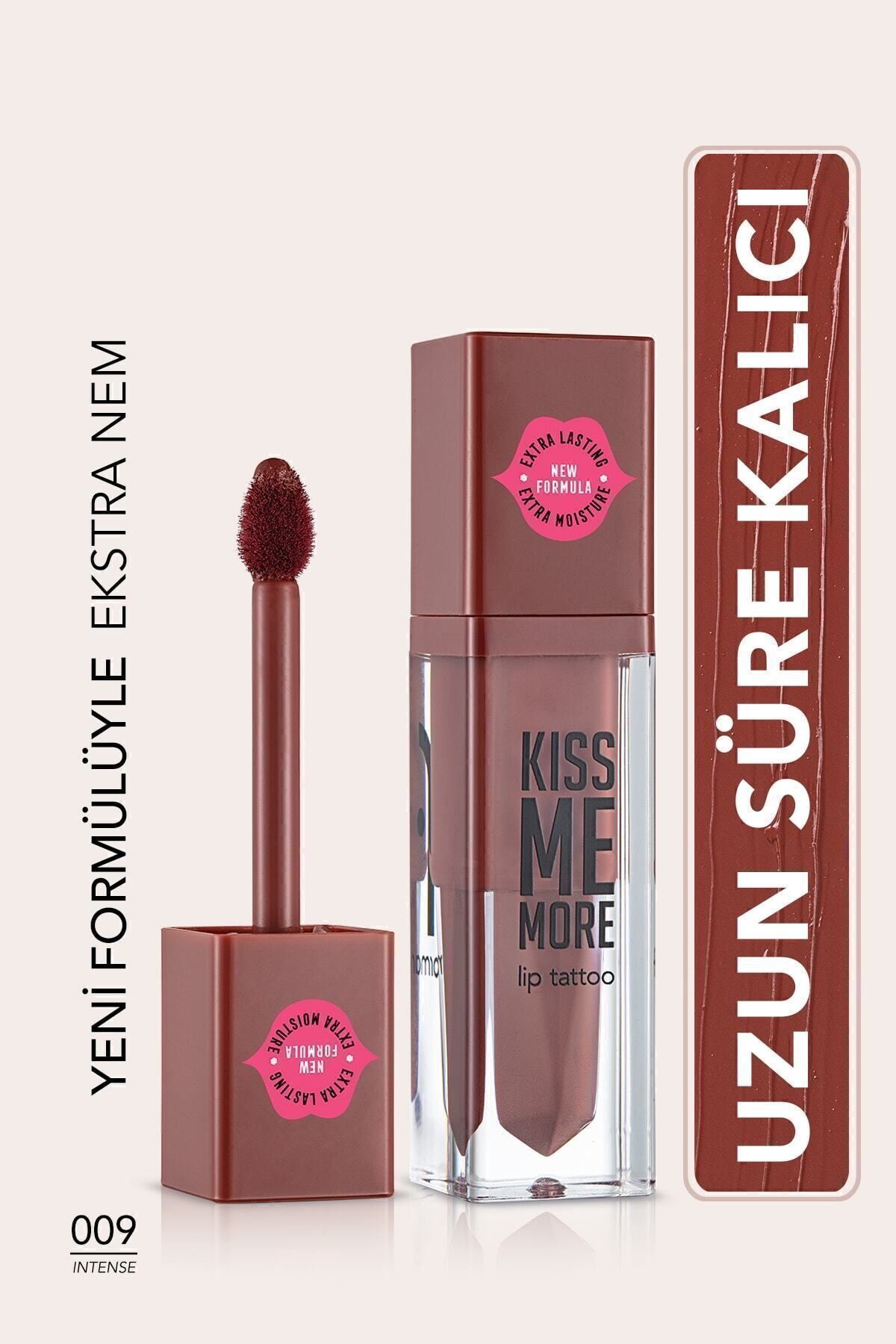Flormar Uzun Süre Kalıcı Mat Ruj - Kiss Me More-011 CANDY- 009 INTENSE