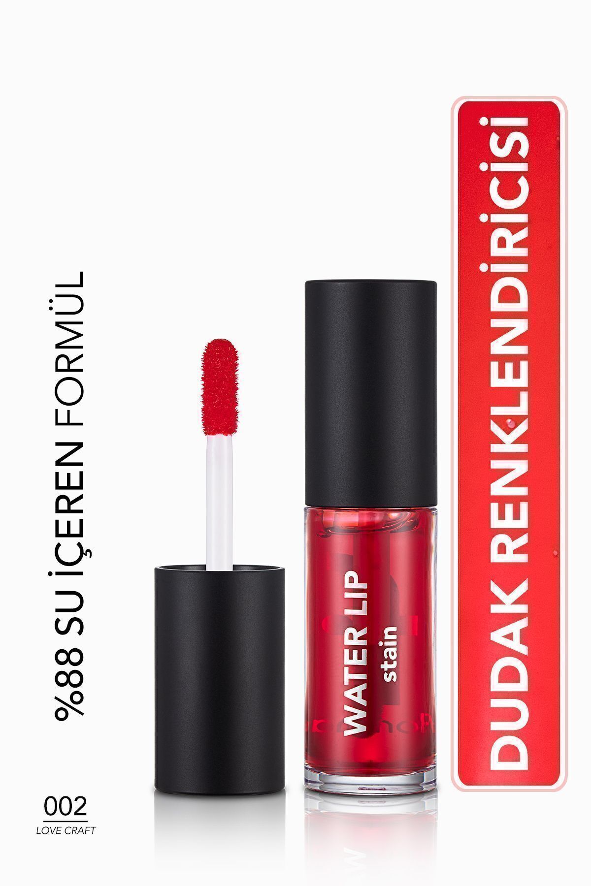 Flormar Kalıcı Mat Dudak Tint'i (Mor) - Water Lip Stain - 003 Girl Gang 002 LOVE CRAFT