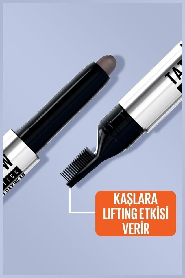 Maybelline New York Kaş Kalemi Tattoo Brow Lift Stick 03 Medium Brown 00 Clear