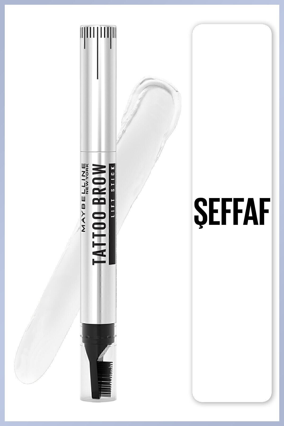 Maybelline New York Kaş Kalemi Tattoo Brow Lift Stick 03 Medium Brown 00 Clear