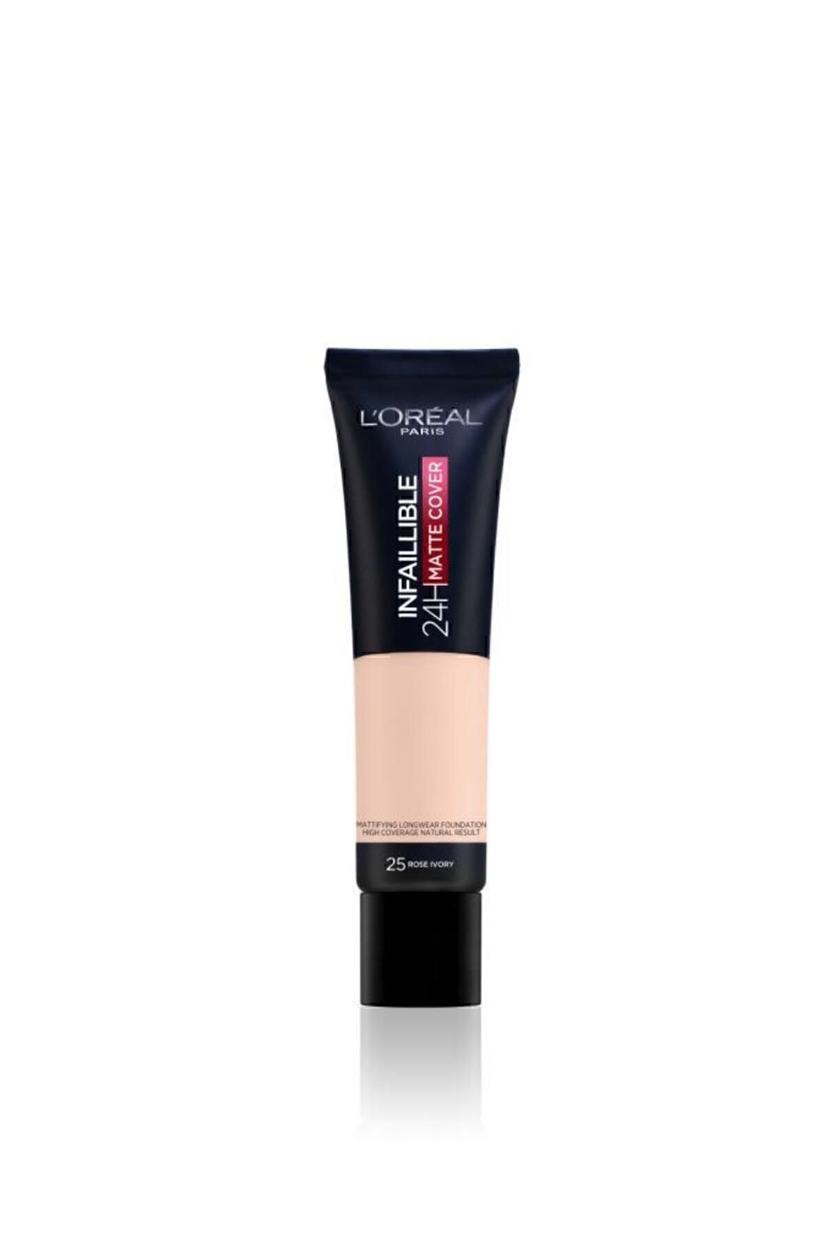 L'oréal Paris Infaillible 24h Matte Cover Yüksek Kapatıcı Fondöten - 115 Golden Beige 25 Rose Ivory
