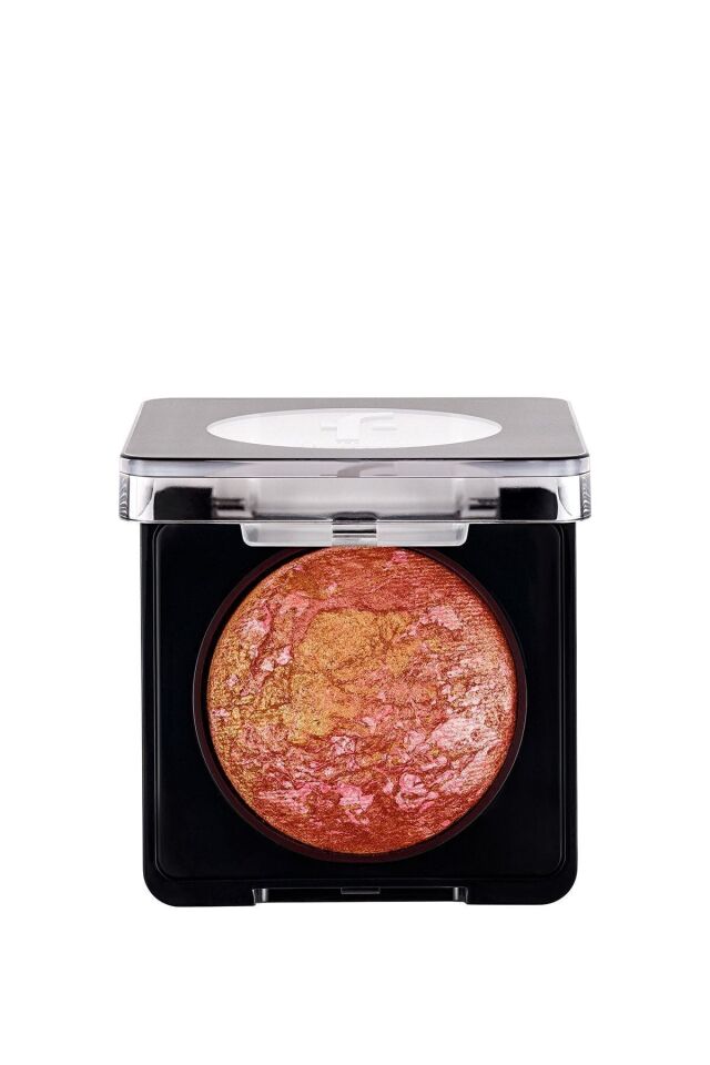 Flormar Yoğun Pigmentli Işıltılı Allık (Pembe) - Baked Blush-On - 040 - 044 PINK BRONZE