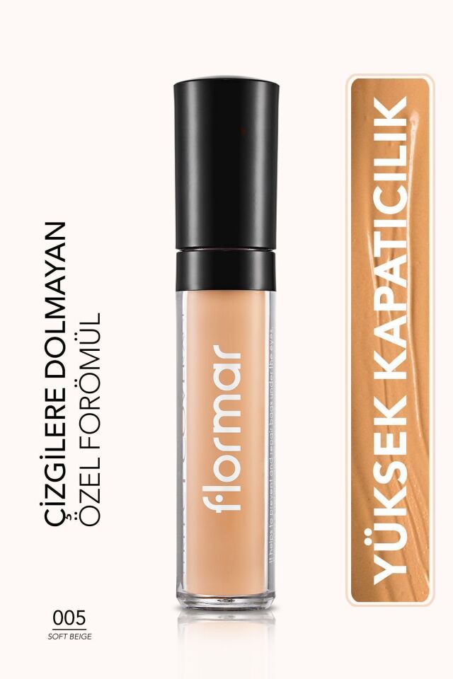 Flormar Likit Kapatıcı - Perfect Coverage Concealer - 030 Light - 005 SOFT BEIGE