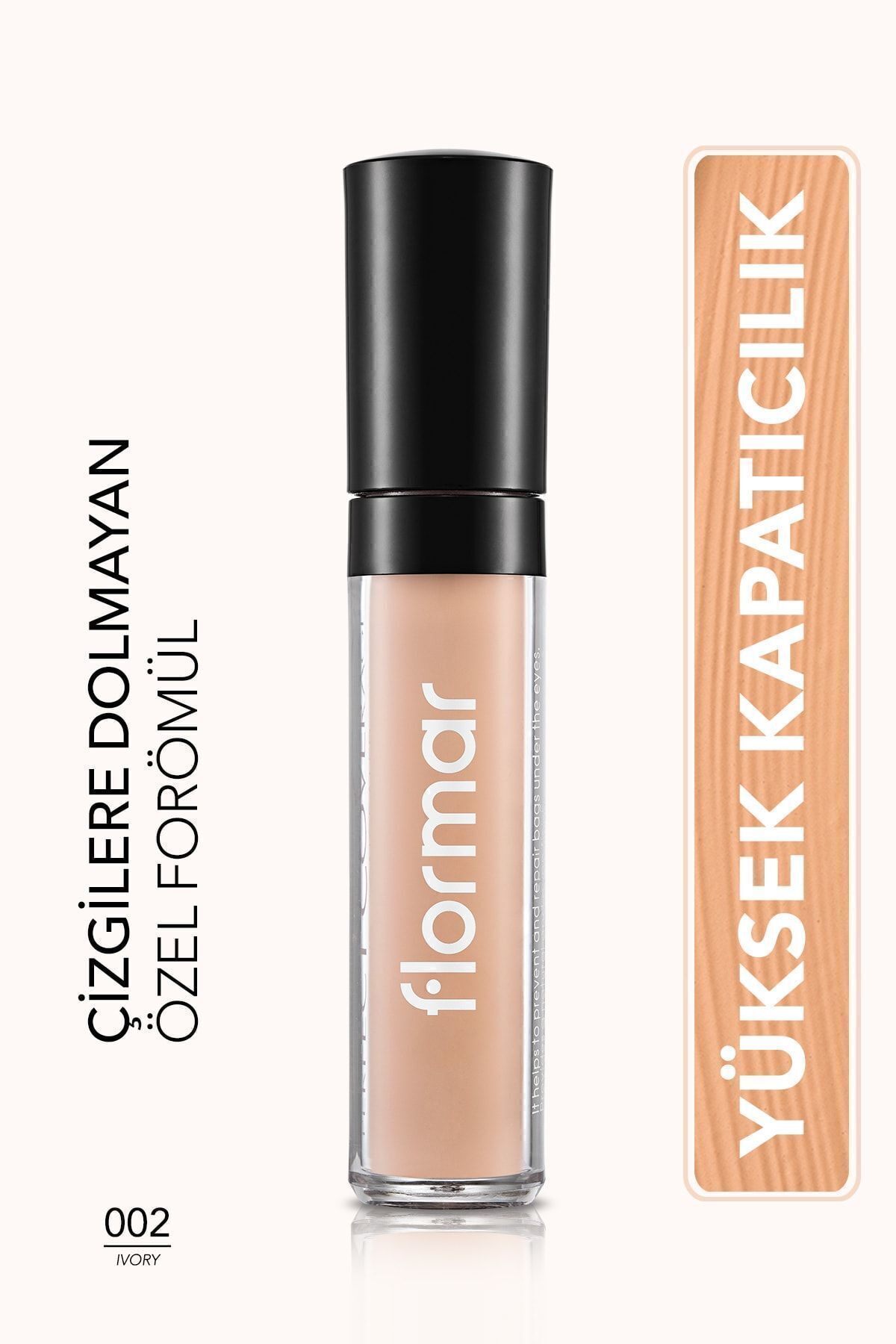 Flormar Likit Kapatıcı - Perfect Coverage Concealer - 030 Light - 002 IVORY