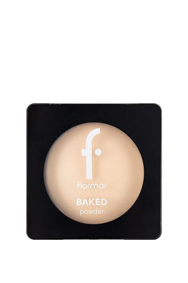 Flormar Yoğun Pigmentli Fırınlanmış Mat Pudra (SOĞUK ALT TON) - Baked Powder - 030 Mat Beige - 030 MAT BEIGE