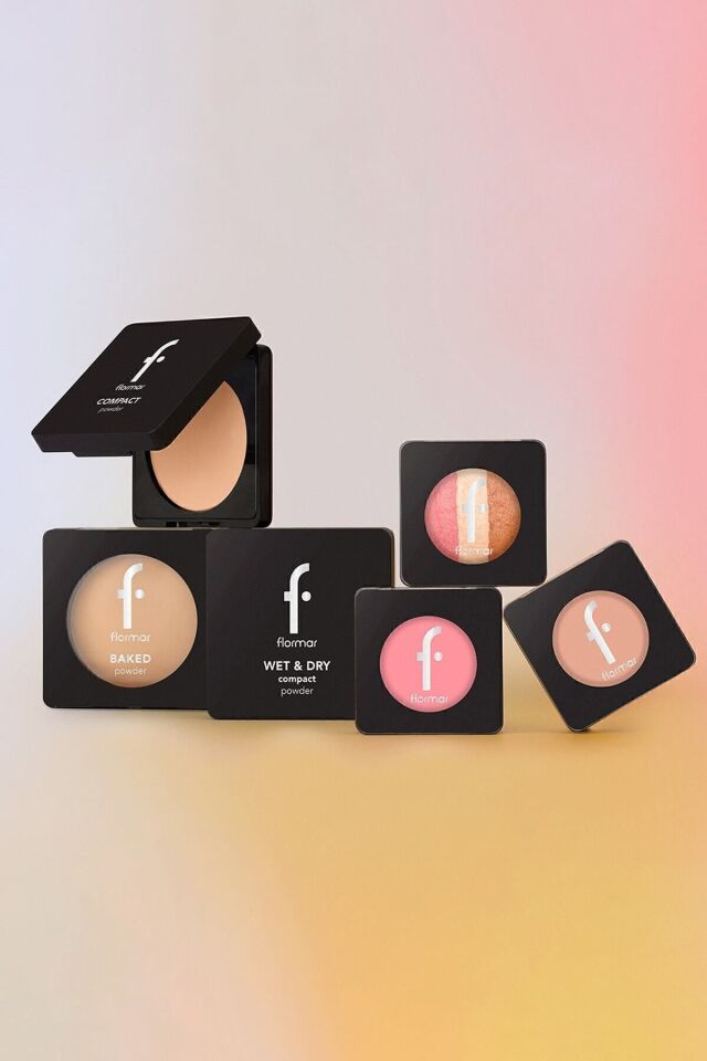 Flormar Yoğun Pigmentli Fırınlanmış Mat Pudra (SOĞUK ALT TON) - Baked Powder - 030 Mat Beige - 030 MAT BEIGE