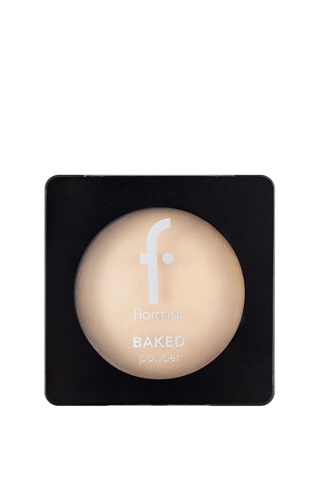 Flormar Yoğun Pigmentli Fırınlanmış Mat Pudra (SOĞUK ALT TON) - Baked Powder - 030 Mat Beige - 029 PORCELAIN IVORY