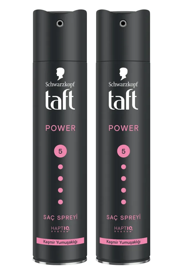 Taft Power Kaşmir Saç Spreyi 250ml - Mega Güçlü, 2'li Set