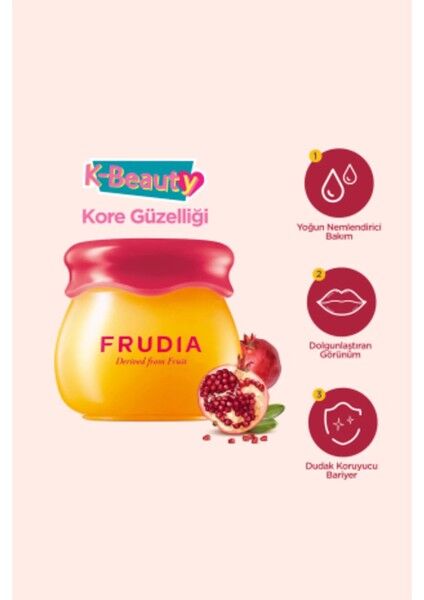 Frudıa Pomegranate Nemlendirici Dudak Balmı 10g