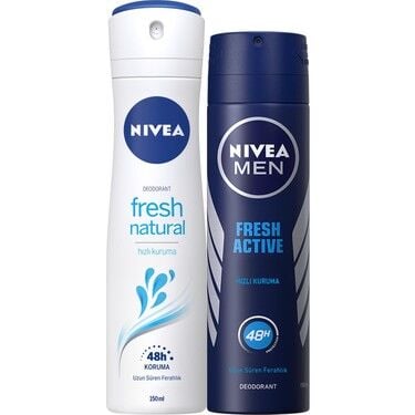 Nivea Fresh Deosprey 150 ml 2'li Paket