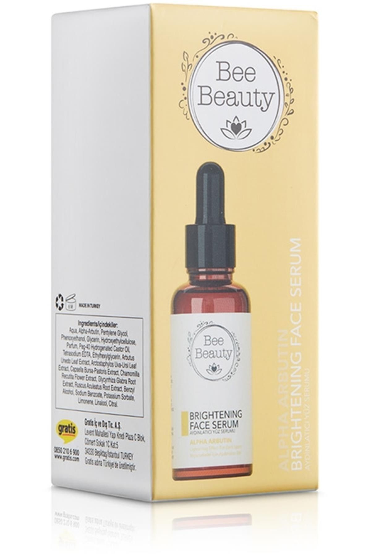 Bee Beauty Alpha Arbutin Aydınlatıcı Yüz Serumu 30 Ml