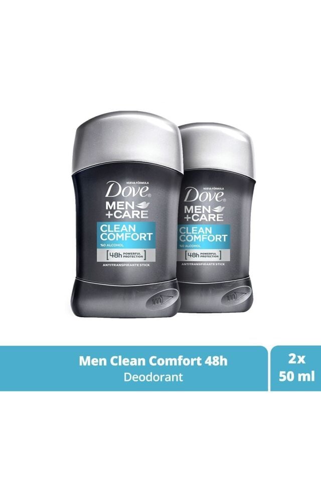 Men +care Erkek Stick Deodorant Clean Comfort 50 Ml X2
