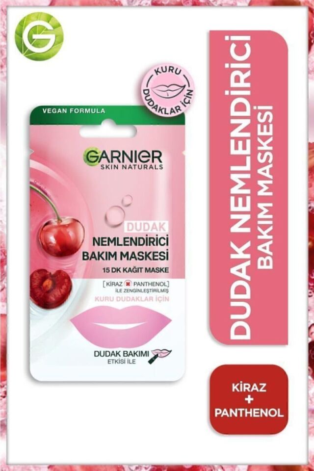 Garnier Dudak Nemlendirici Bakım Maskesi 3'lü Set