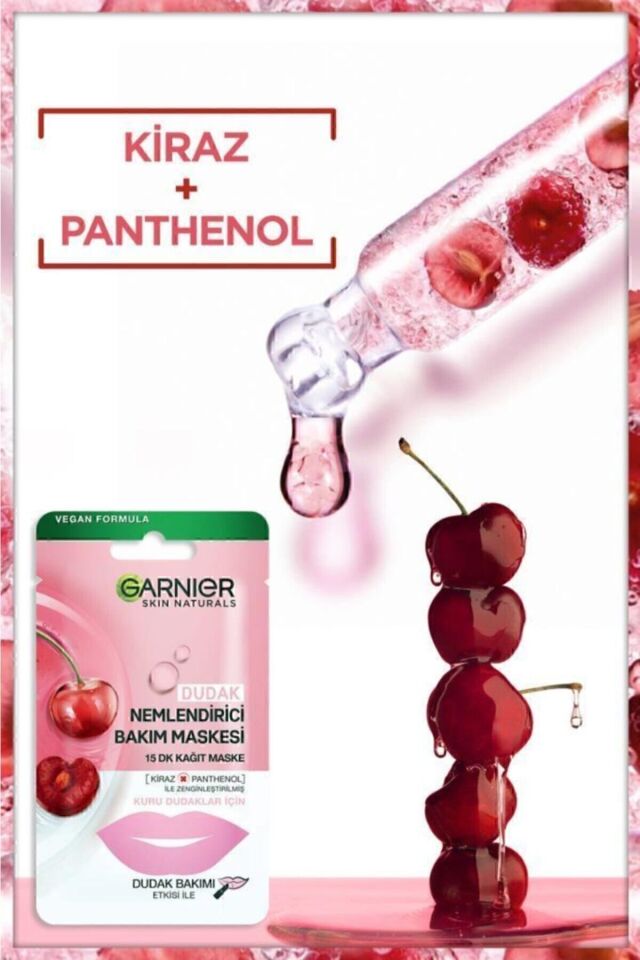 Garnier Dudak Nemlendirici Bakım Maskesi 3'lü Set