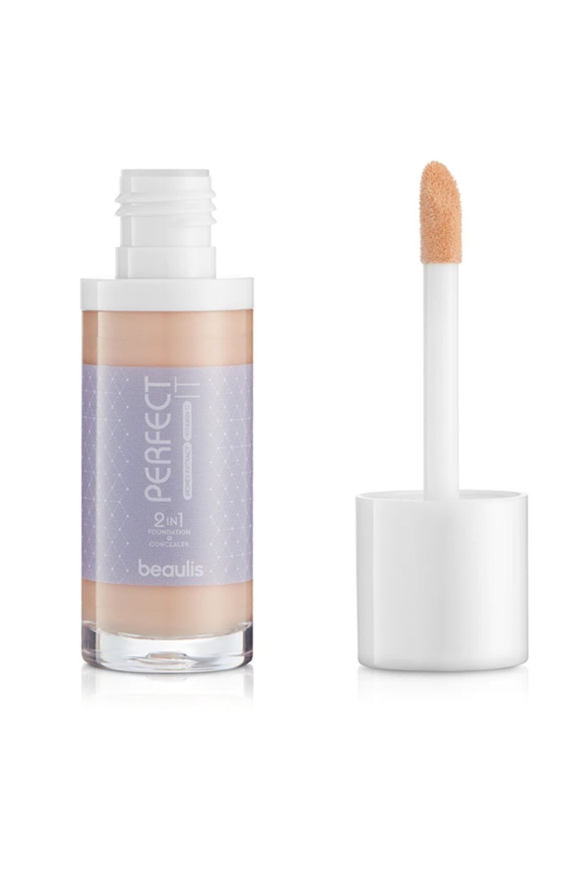 Beaulis Perfectit 2 In 1 Fondöten & Kapatıcı 132 Pale Almond