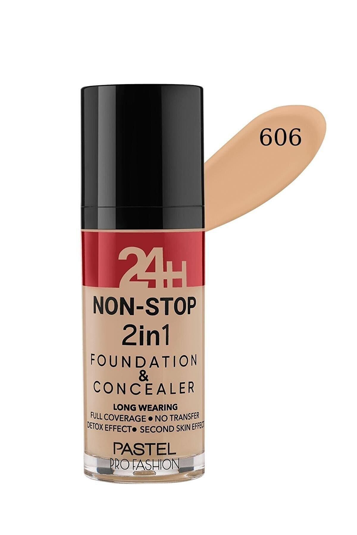 Profashion 24h Non-stop 2in1 Fondöten Ve Kapatıcı 606 Warm