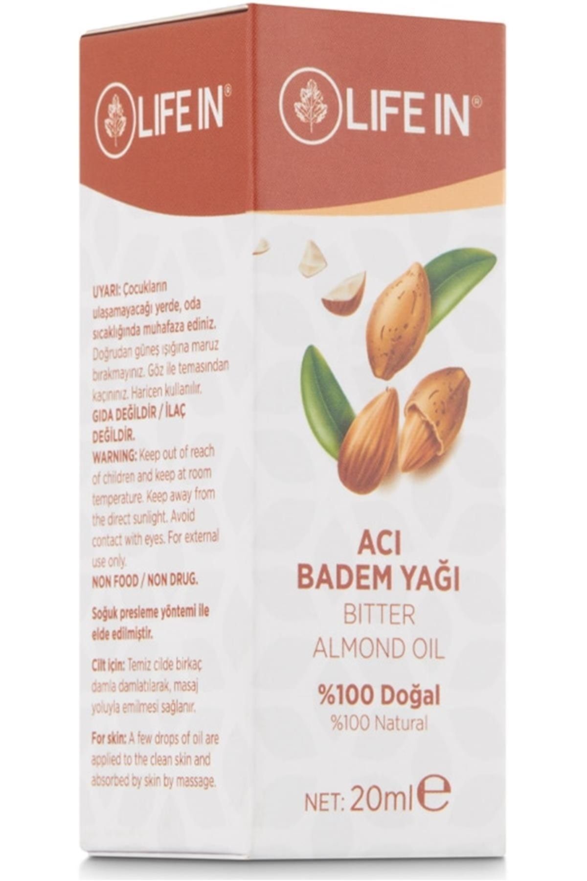 Life In Acı Badem Yağı 20 Ml