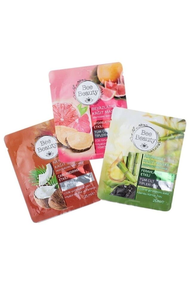 Bee Beauty Kağıt Maske 3'lü 25 ml