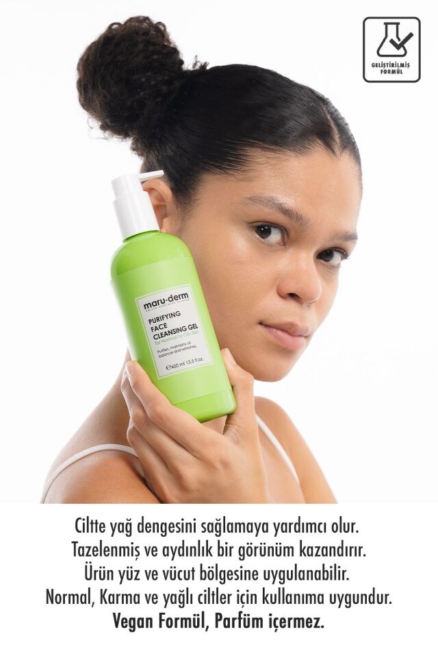 Maruderm Karma Ve Yağlı Ciltlere Özel Salisilik Asit Yüz Temizleme Jeli 400 ml