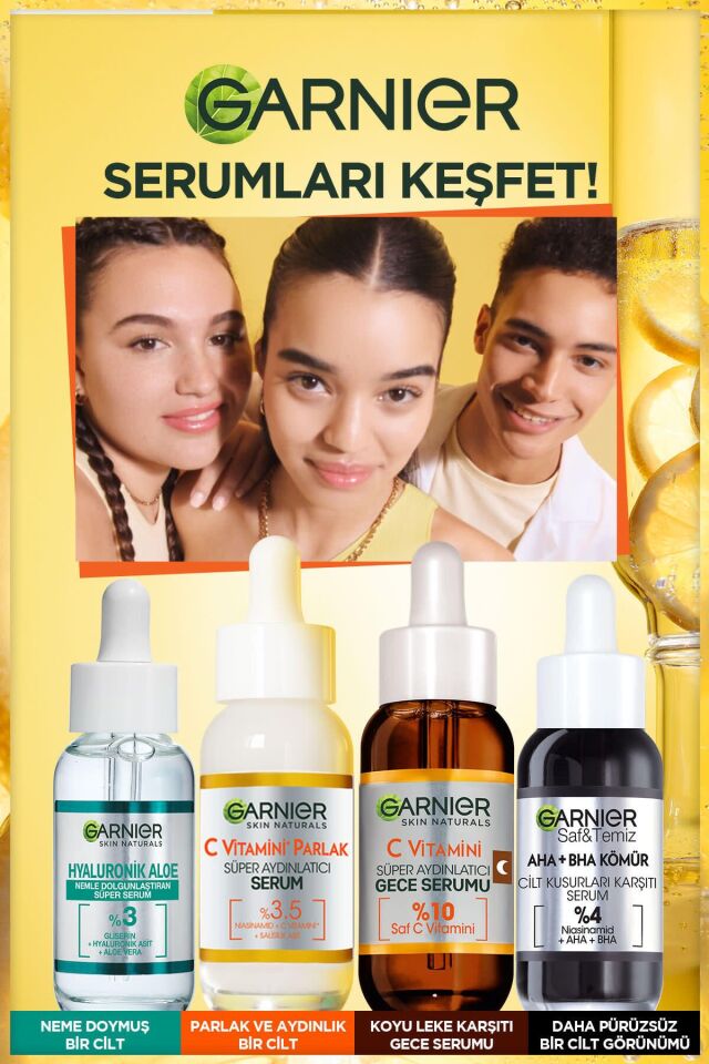 C Vitamini Parlak Süper Aydınlatıcı Serum 30ml  (Niasinamid + Salisilik Asit)