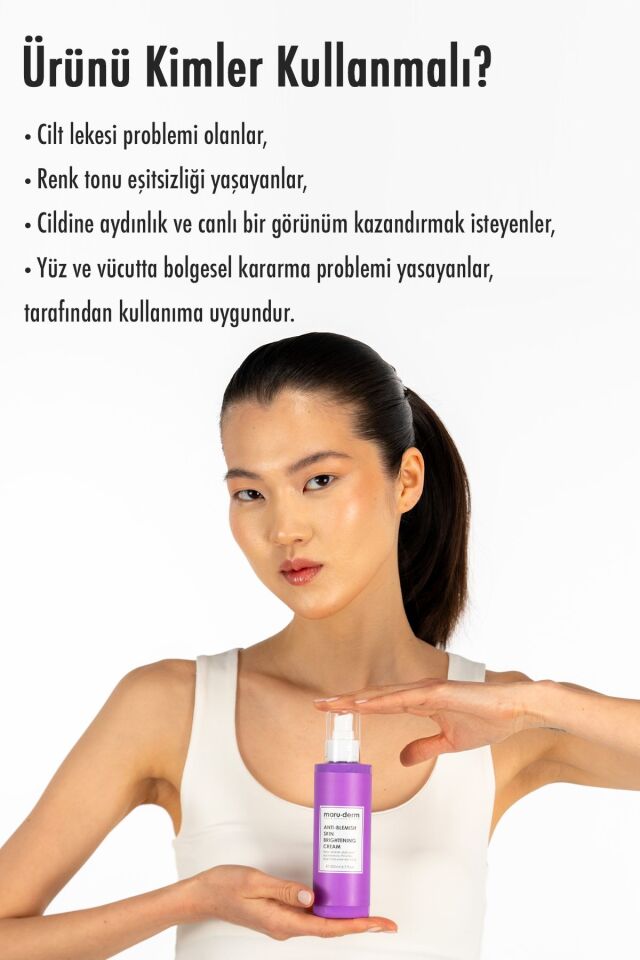 Maruderm Leke Karşıtı Cilt Beyazlatıcı Yüz Bakım Kremi 200 ml