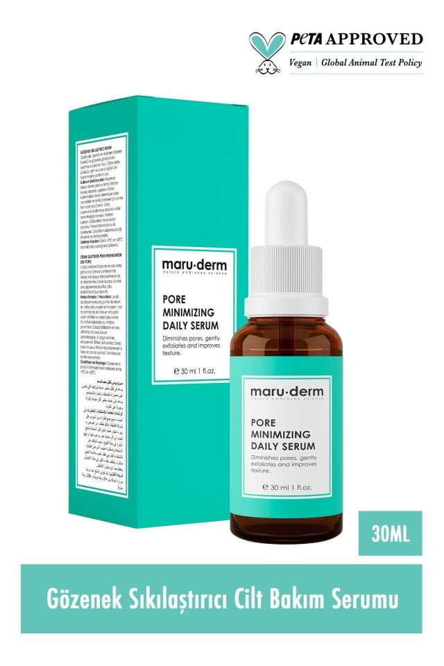 Gözenek Sıkılaştırıcı Bha Ve Peptid Cilt Bakım Serumu 30 Ml
