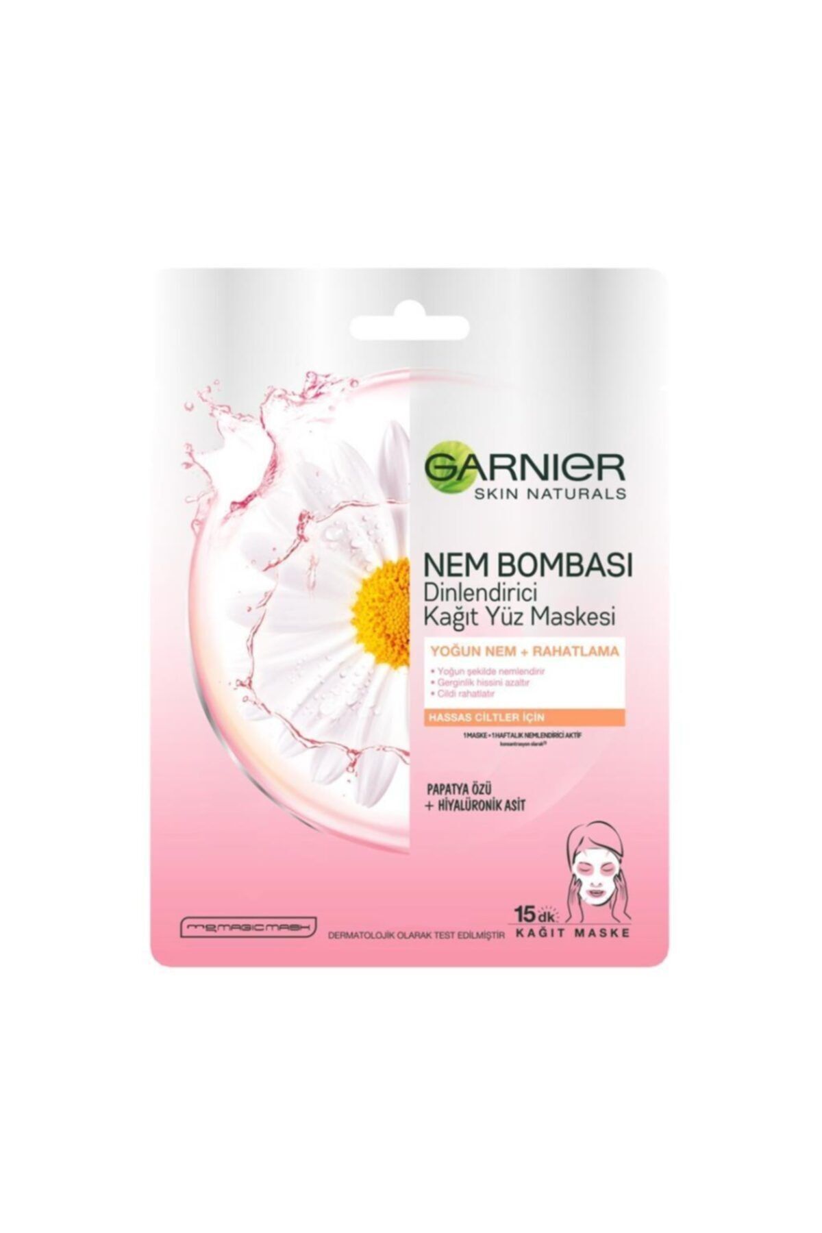 Nem Bombası Dinlendirici Kağıt Maske 28gr
