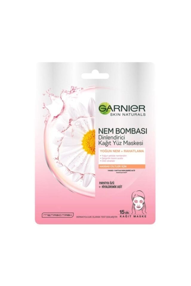 Nem Bombası Dinlendirici Kağıt Maske 28gr