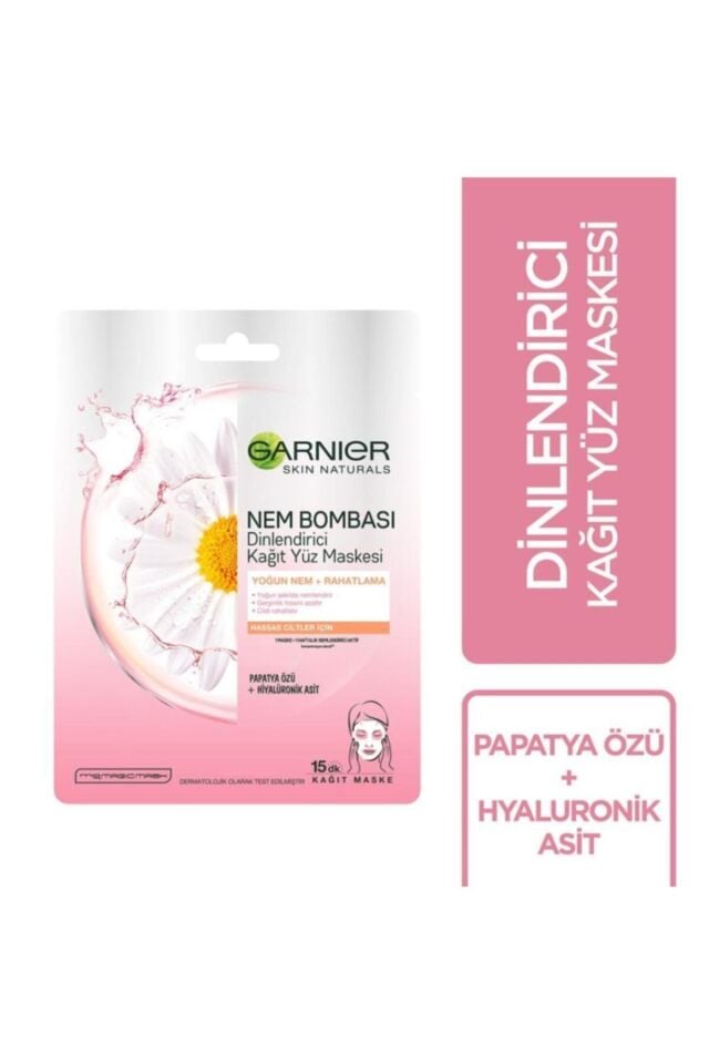 Nem Bombası Dinlendirici Kağıt Maske 28gr