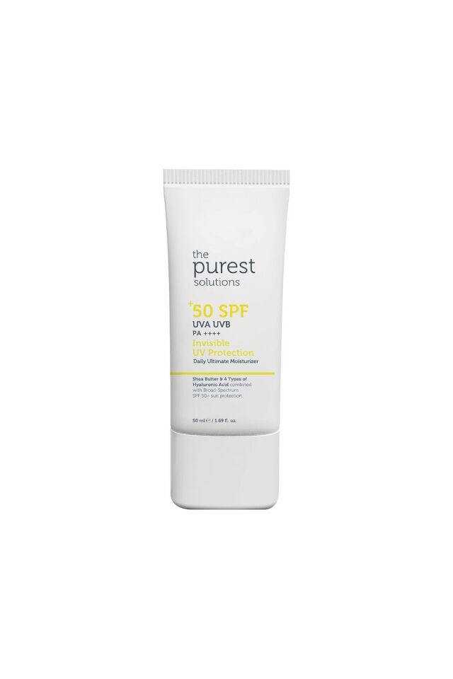 The Purest Solutions Yüksek Koruma ve Nemlendirici Etkili Güneş Koruyucu Krem SPF 50, 50 ml