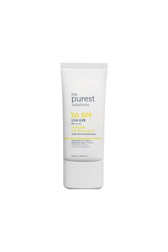The Purest Solutions Yüksek Koruma ve Nemlendirici Etkili Güneş Koruyucu Krem SPF 50, 50 ml