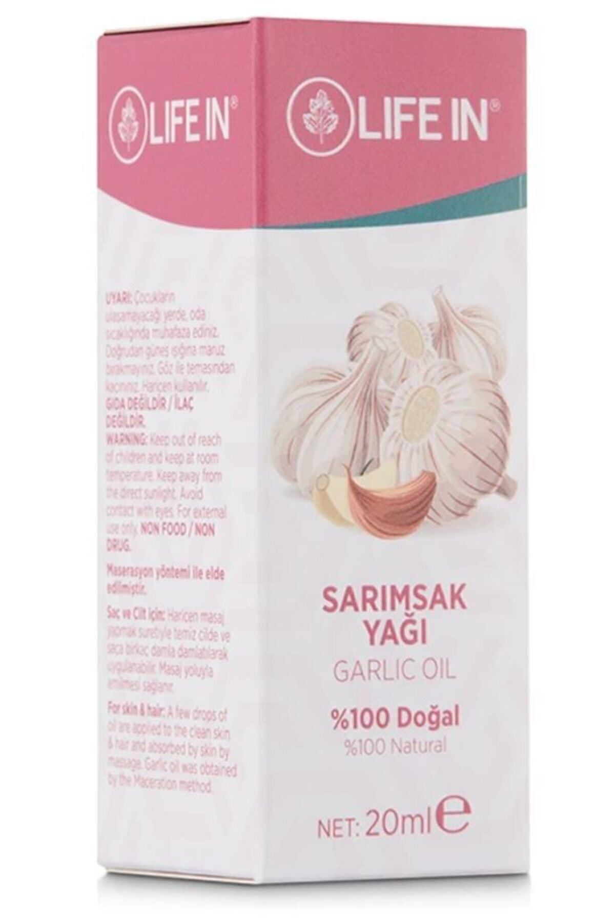 Life In Sarımsak Yağı 20 ml