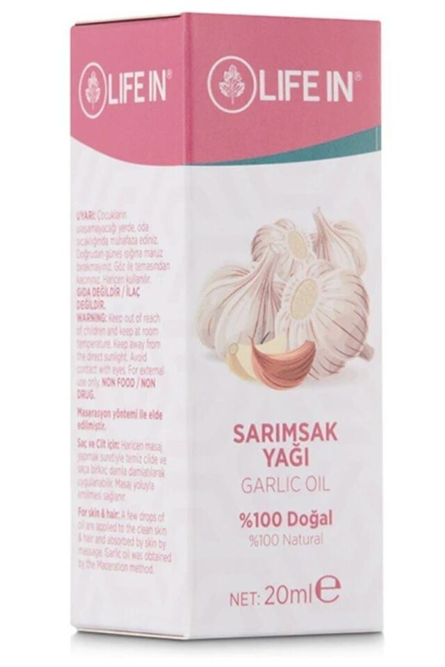 Life In Sarımsak Yağı 20 ml